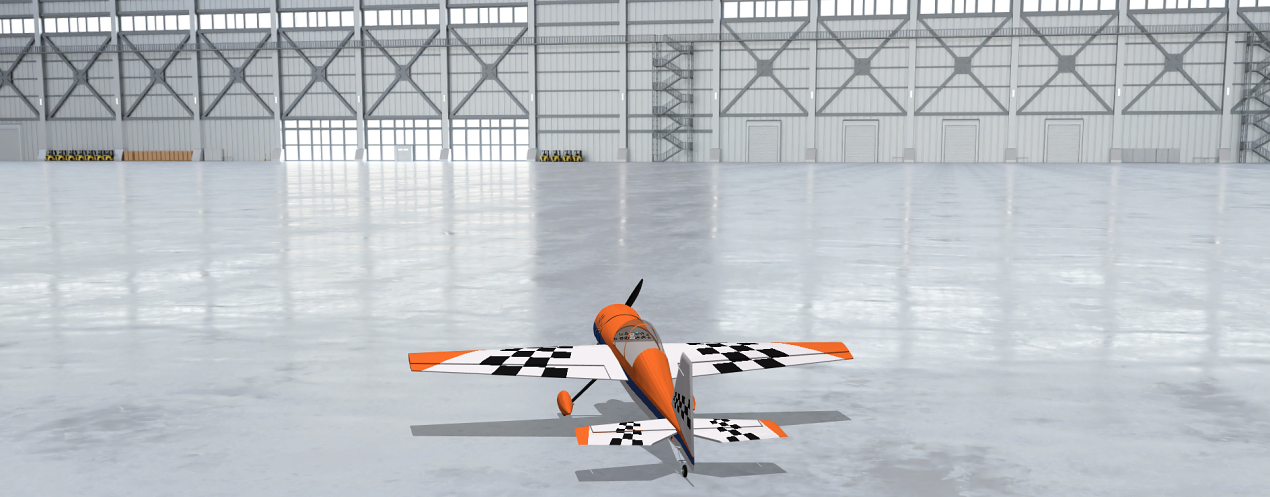 Screenshot of SeligSIM with Yak 54 on runway